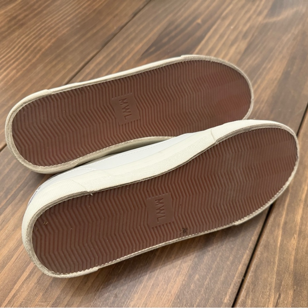 Madewell Leather Low Top Platform Sneakers Sz 8.5 - Picture 10 of 13